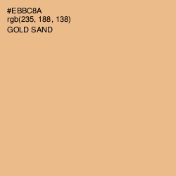 #EBBC8A - Gold Sand Color Image