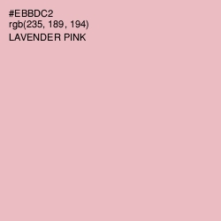 #EBBDC2 - Lavender Pink Color Image