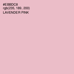 #EBBDC8 - Lavender Pink Color Image