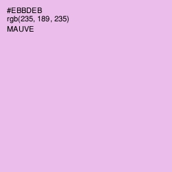 #EBBDEB - Mauve Color Image