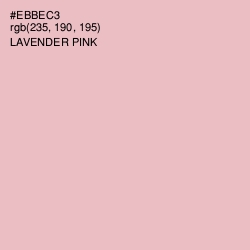 #EBBEC3 - Lavender Pink Color Image