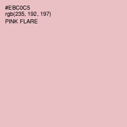 #EBC0C5 - Pink Flare Color Image