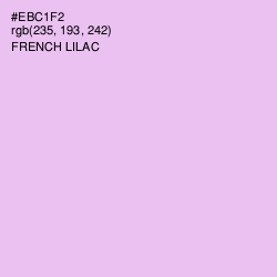 #EBC1F2 - French Lilac Color Image