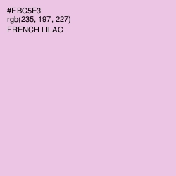 #EBC5E3 - French Lilac Color Image