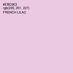 #EBC9E3 - French Lilac Color Image