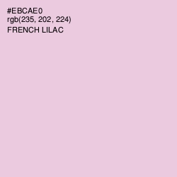 #EBCAE0 - French Lilac Color Image