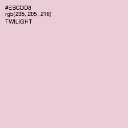 #EBCDD8 - Twilight Color Image