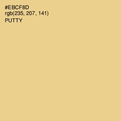 #EBCF8D - Putty Color Image