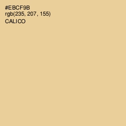 #EBCF9B - Calico Color Image