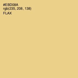 #EBD08A - Flax Color Image