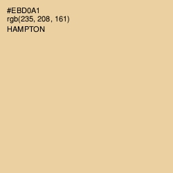 #EBD0A1 - Hampton Color Image