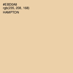 #EBD0A8 - Hampton Color Image