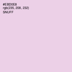 #EBD0E8 - Snuff Color Image