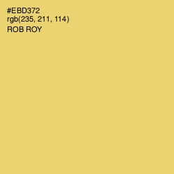 #EBD372 - Rob Roy Color Image