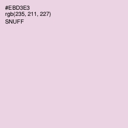 #EBD3E3 - Snuff Color Image