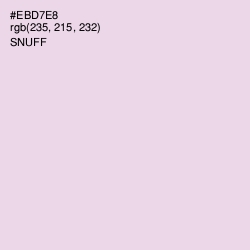 #EBD7E8 - Snuff Color Image
