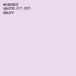 #EBD9ED - Snuff Color Image