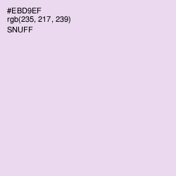 #EBD9EF - Snuff Color Image