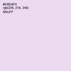 #EBDAF0 - Snuff Color Image