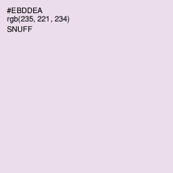#EBDDEA - Snuff Color Image