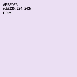 #EBE0F3 - Prim Color Image