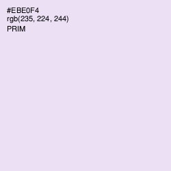 #EBE0F4 - Prim Color Image