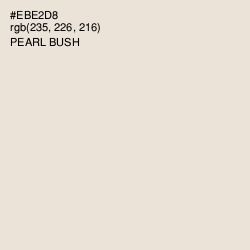 #EBE2D8 - Pearl Bush Color Image