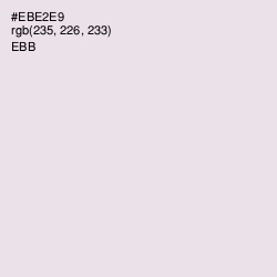 #EBE2E9 - Ebb Color Image