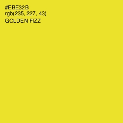 #EBE32B - Golden Fizz Color Image