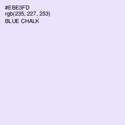 #EBE3FD - Blue Chalk Color Image