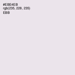 #EBE4EB - Ebb Color Image