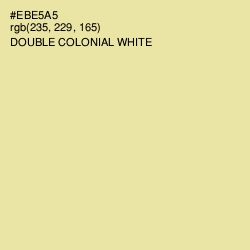 #EBE5A5 - Double Colonial White Color Image