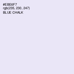 #EBE6F7 - Blue Chalk Color Image