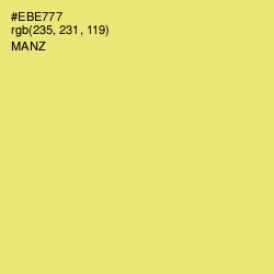 #EBE777 - Manz Color Image