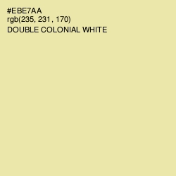 #EBE7AA - Double Colonial White Color Image