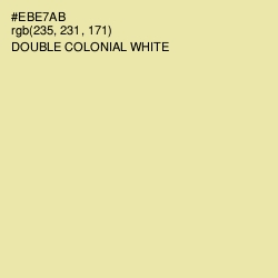 #EBE7AB - Double Colonial White Color Image