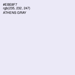 #EBE8F7 - Athens Gray Color Image