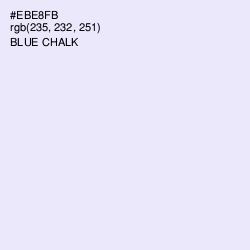 #EBE8FB - Blue Chalk Color Image