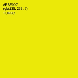 #EBE907 - Turbo Color Image