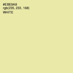 #EBE9A8 - Double Colonial White Color Image