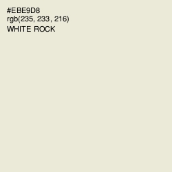 #EBE9D8 - White Rock Color Image