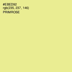 #EBED92 - Primrose Color Image