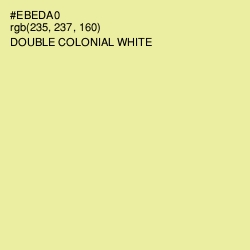 #EBEDA0 - Double Colonial White Color Image