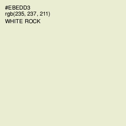 #EBEDD3 - White Rock Color Image