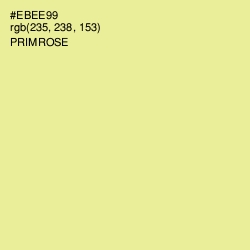 #EBEE99 - Primrose Color Image