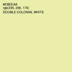 #EBEEAA - Double Colonial White Color Image