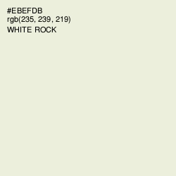 #EBEFDB - White Rock Color Image