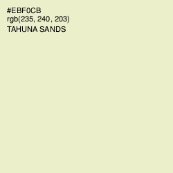 #EBF0CB - Tahuna Sands Color Image