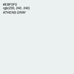 #EBF0F0 - Athens Gray Color Image