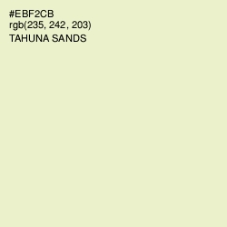 #EBF2CB - Tahuna Sands Color Image